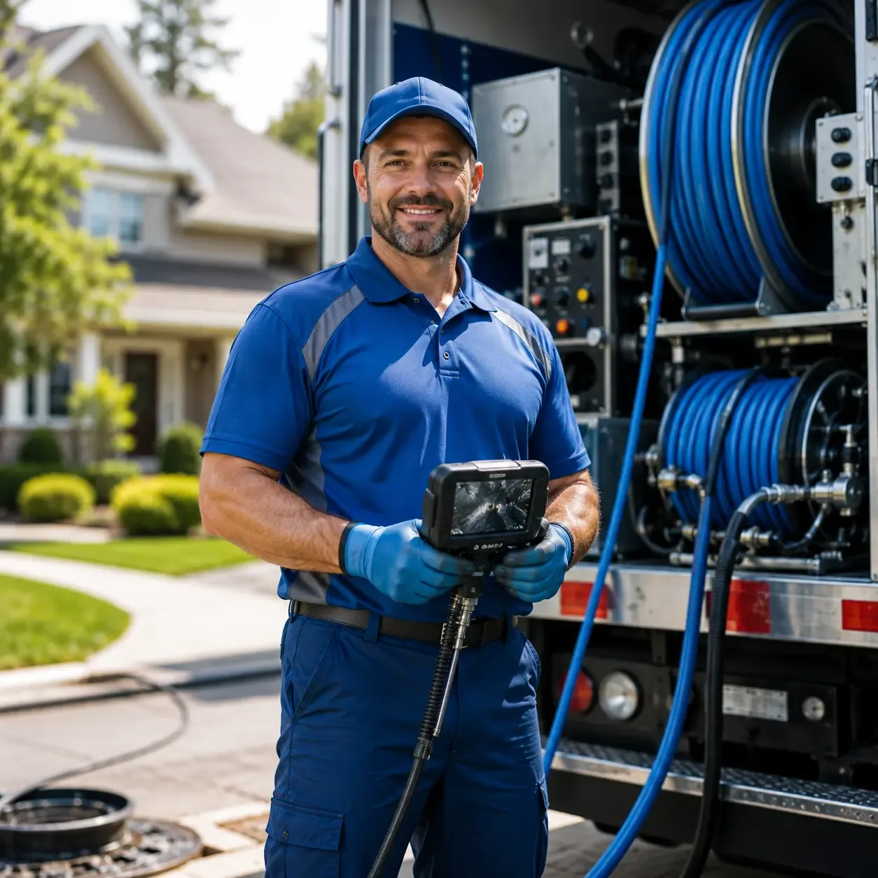 Local outdoor drain cleaning specialists in National City, MI
